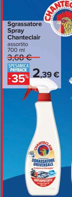 Sgrassatore Spray Chanteclair