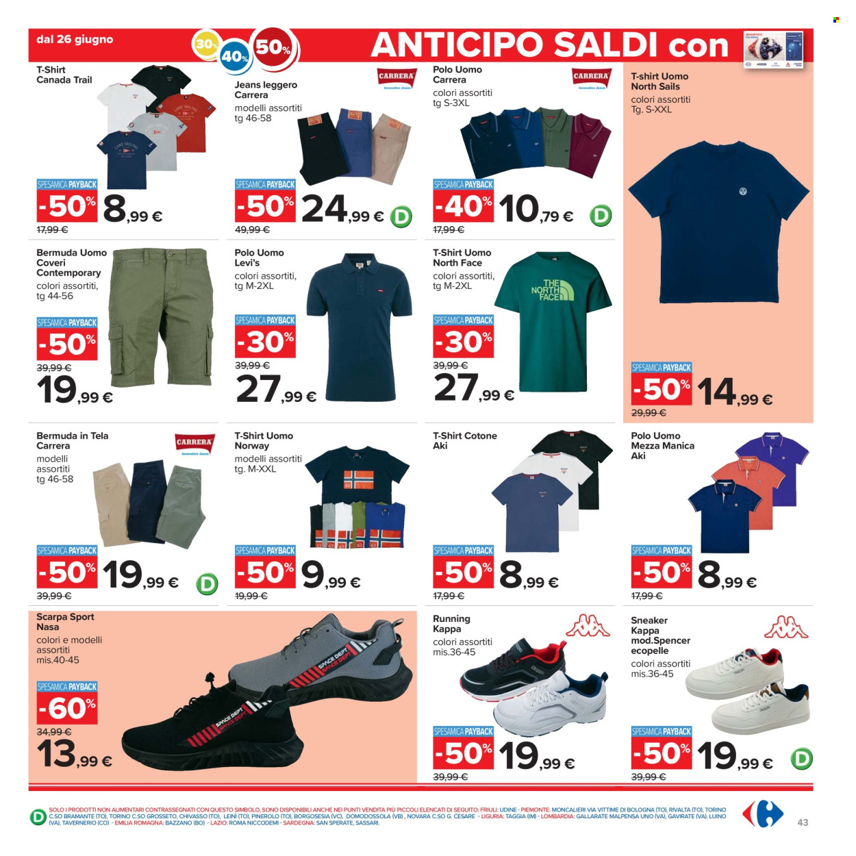 Volantino Carrefour - 26/6/2025 - 9/7/2025. Pagina 43