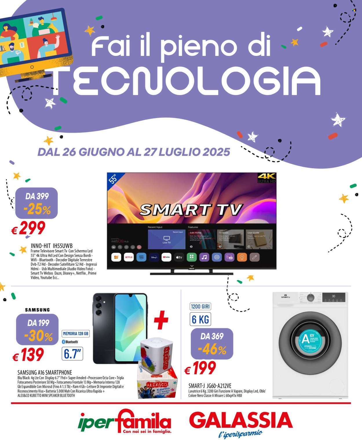 Volantino Famila - 26/6/2025 - 27/7/2025. Pagina 1