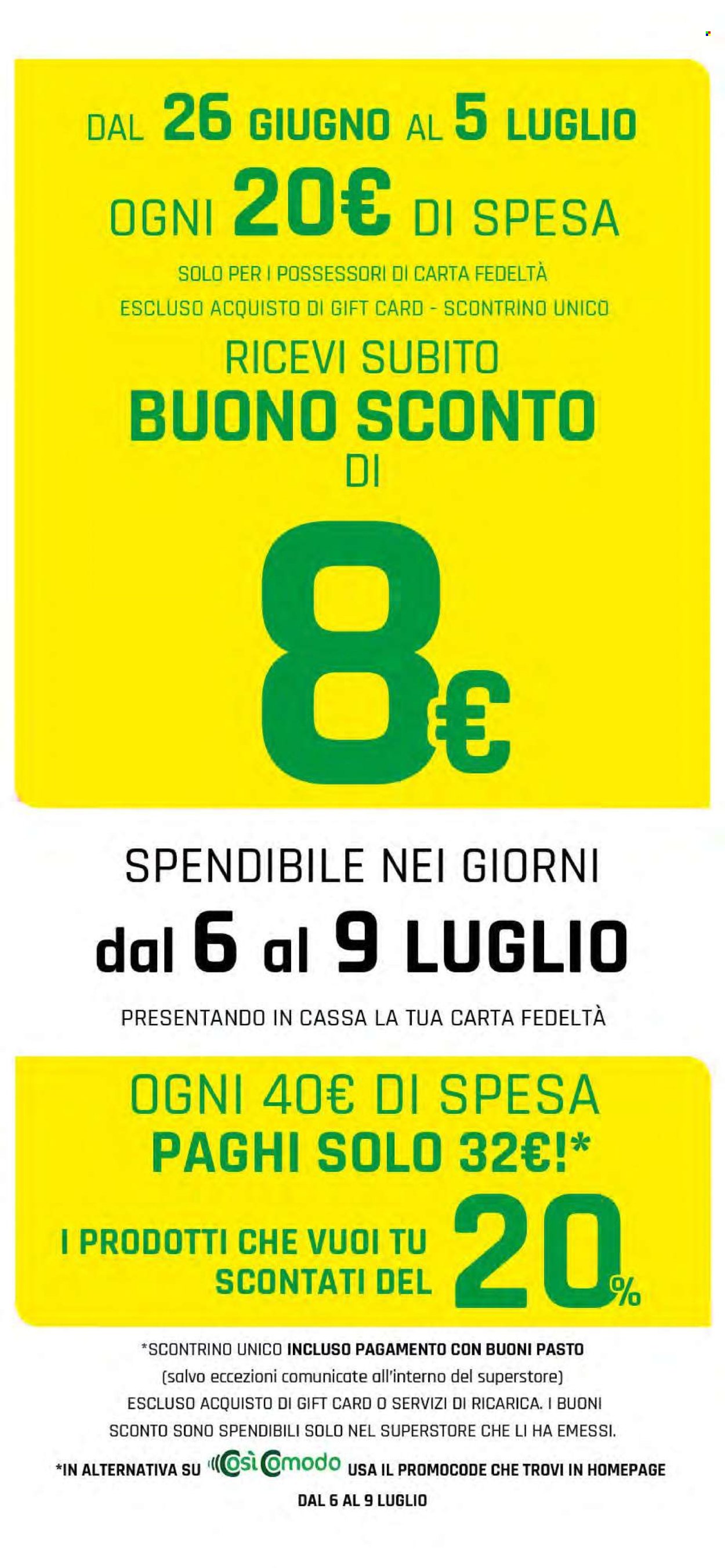 Volantino Famila - 26/6/2025 - 5/7/2025. Pagina 2