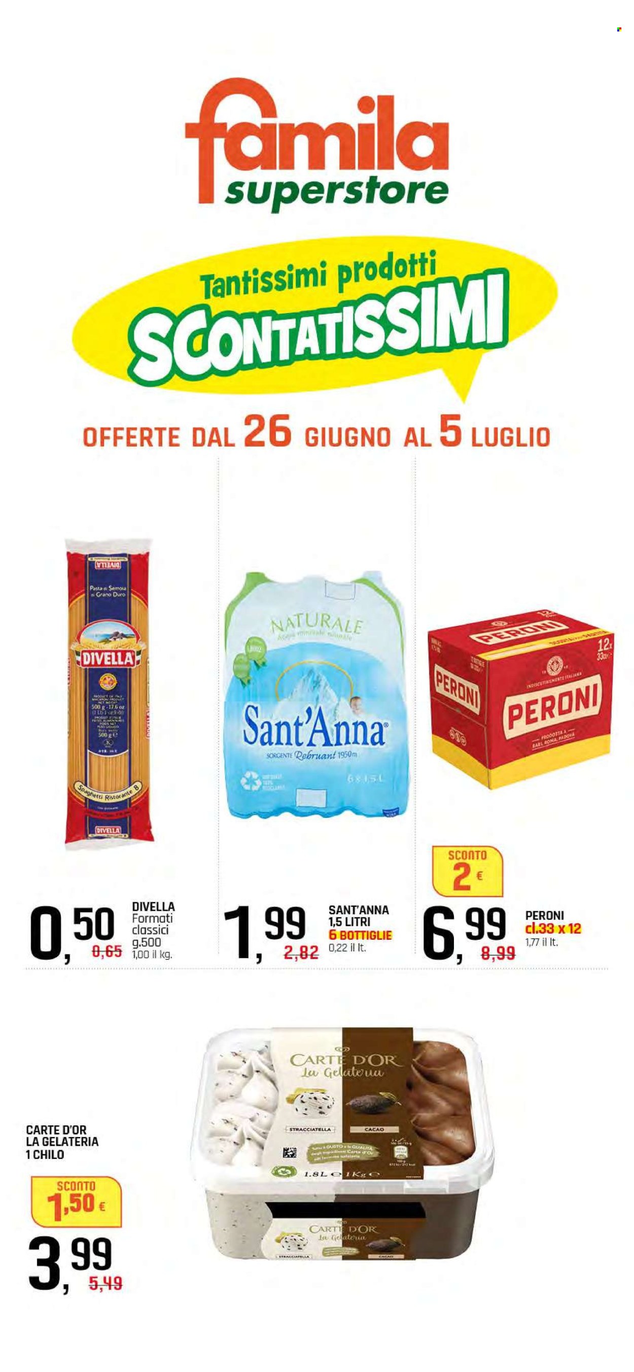 Volantino Famila - 26/6/2025 - 5/7/2025. Pagina 1