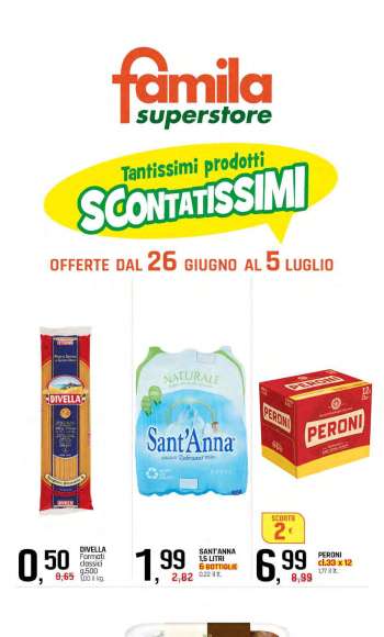 Volantino Famila - 26/6/2025 - 5/7/2025.