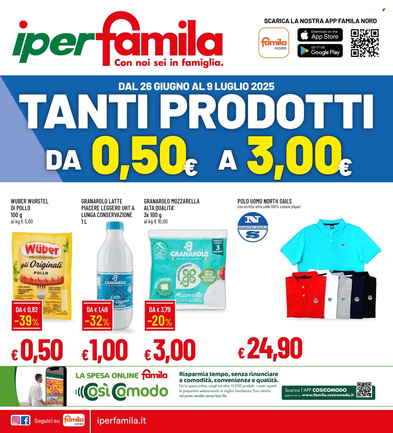 Volantino Famila - 26/6/2025 - 9/7/2025. Pagina 1