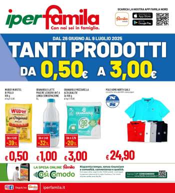 Volantino Famila - 26/6/2025 - 9/7/2025.