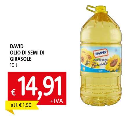 DAVID OLIO DI SEMI DI GIRASOLE