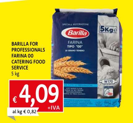 BARILLA FOR PROFESSIONALS FARINA 00 CATERING FOOD SERVICE