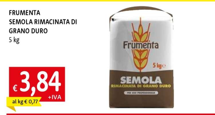 FRUMENTA SEMOLA RIMACINATA DI GRANO DURO