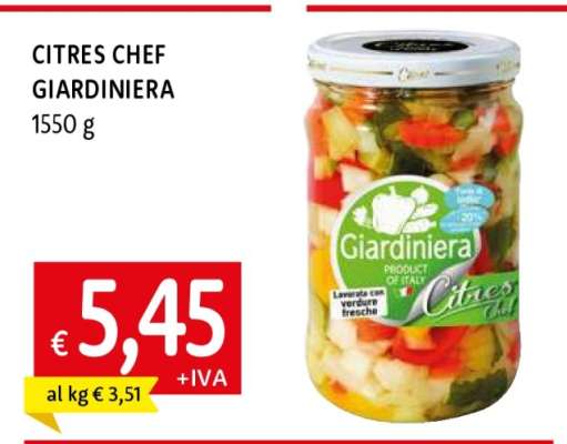 CITRES CHEF GIARDINIERA