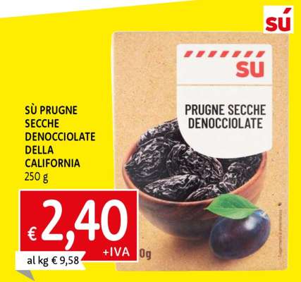 SÙ PRUGNE SECCHE DENOCIOLOATE DELLA CALIFORNIA