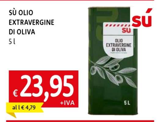 SÙ OLIO EXTRAVERGINE DI OLIVA