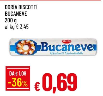 Doria Biscotti Bucaneve