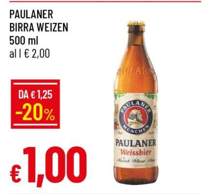 PAULANER BIRRA WEIZEN