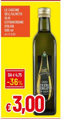 LE CASCINE DELL'ULIVETO OLIO EXTRAVERGINE D'OLIVA