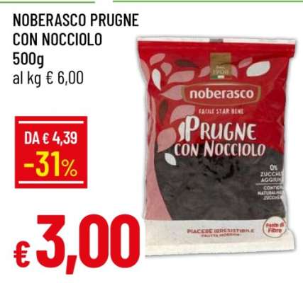 Noberasco Prugne con Nocciolo