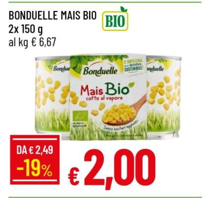 BONDUELLE MAIS BIO