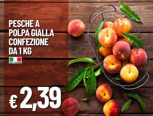 PESCHE A POLPA GIALLA