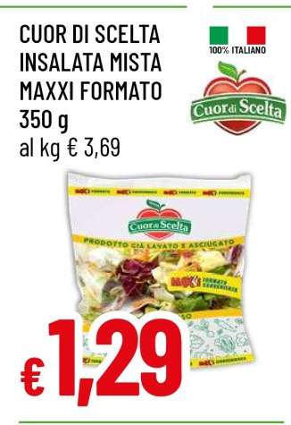 Cuor di Scelta Insalata Mista Maxxi Formato