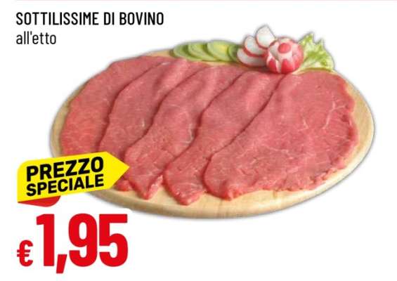 Sottilissime di bovino
