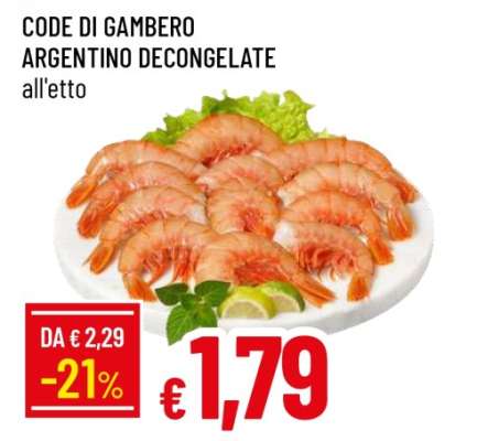 Code di Gambero Argentino Decongelate
