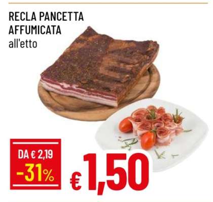 RECLA PANCETTA AFFUMICATA