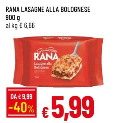Rana Lasagne alla Bolognese