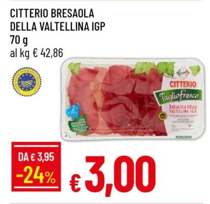 Citterio Bresaola Della Valtellina IGP