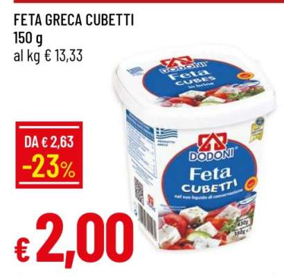FETA GRECA CUBETTI