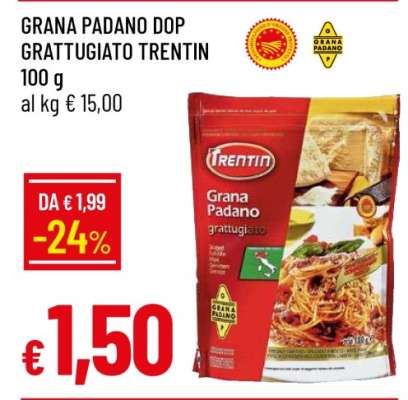 GRANA PADANO DOP GRATTUGIATO TRENTIN
