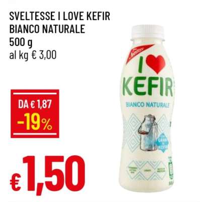 Sveltesse I Love Kefir Bianco Naturale