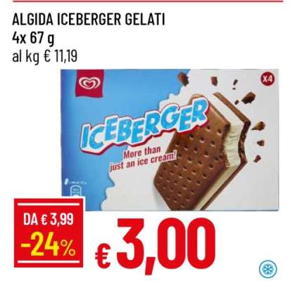 ALGIDA ICEBERGER GELATI