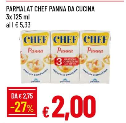 PARMALAT CHEF PANNA DA CUCINA