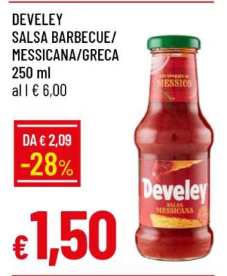 DEVELEY SALSA BARBECUE/MESSICANA/GRECA