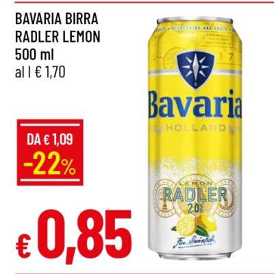 BAVARIA BIRRA RADLER LEMON