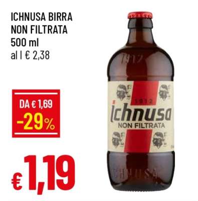 ICHNUSA BIRRA NON FILTRATA
