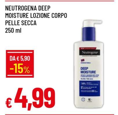 NEUTROGENA DEEP MOISTURE LOZIONE CORPO PELLE SECCA