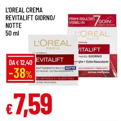 L'Oreal Crema Revitalift Giorno/Notte