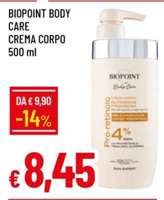 BIOPOINT BODY CARE CREMA CORPO 500 ml