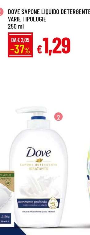 Dove Sapone Liquido Detergente
