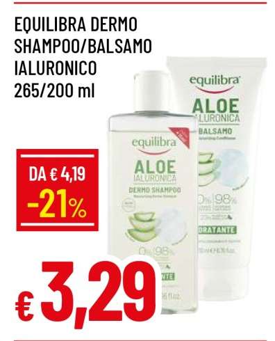 EQUILIBRA DERMO SHAMPOO/BALSAMO IALURONICO