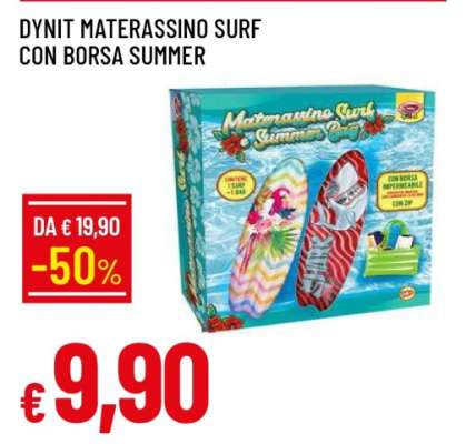 DYNIT MATERASSINO SURF CON BORSA SUMMER