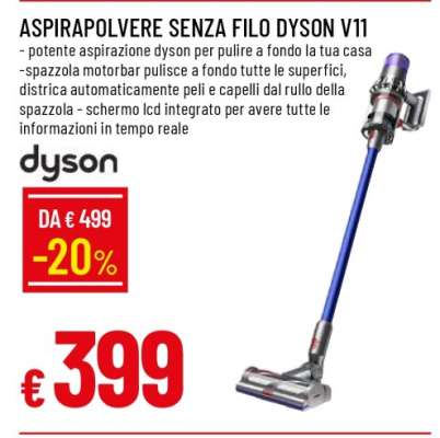 ASPIRAPOLVERE SENZA FILO DYSON V11