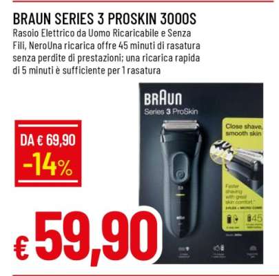 BRAUN SERIES 3 PROSKIN 3000S