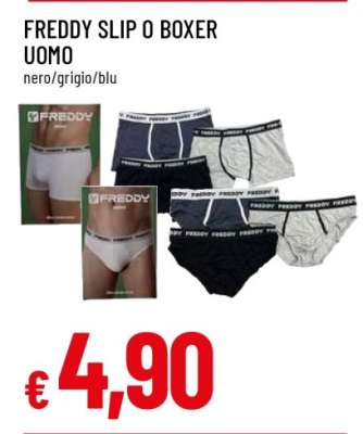 FREDDY SLIP O BOXER UOMO