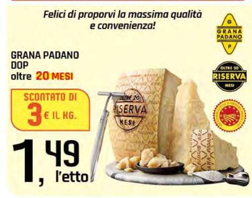 Grana Padano DOP oltre 20 mesi