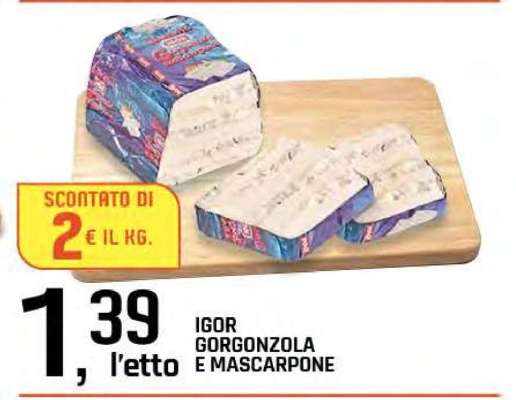 IGOR Gorgonzola e Mascarpone