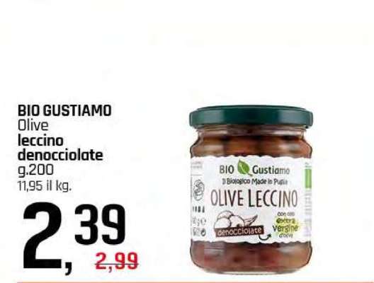 BIO GUSTIAMO Olive leccino denocciolate