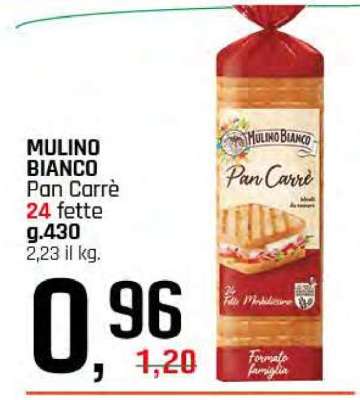 MULINO BIANCO Pan Carrè