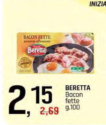BERETTA Bacon fette
