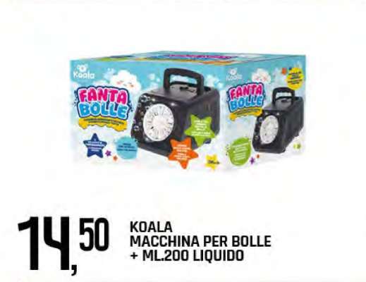 Koala Macchina per Bolle + ml.200 Liquido