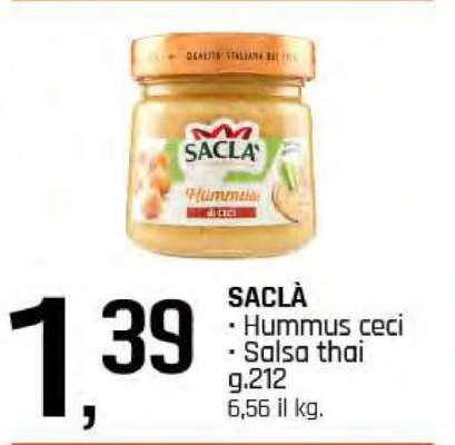 Saclà Hummus ceci